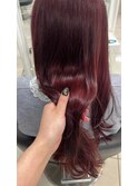 【赤系ならワンカラーで〇】ほんのりから高発色まで