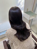 フォルテ 榛原パームス店&nbsp; 大人ガーリーダークアッシュ似合わせカットミディアムレイヤー