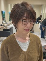ジアン バイ ミルボン 西宮ガーデンズプラス(GIEN by milbon)&nbsp;イメチェン前髪クールショート透明感カラーピンクベージュくびれ
