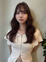 アクシス ナゴヤ(AXIS NAGOYA) 【なつミ】ミルクティーブロンド/ダークブルー/デジタルパーマ/