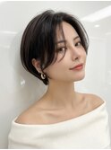 イメチェンヘアスタイル 、ピンクベージュ、アンブレラカラー