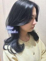 ラフェスタヘア 和歌山駅前店(Lafesta HAIR)&nbsp;ブルーブラック×レイヤーカット