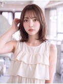 外ハネボブ＊韓国ヘアレイヤーカット＊透けバング【ハバナ渋谷】