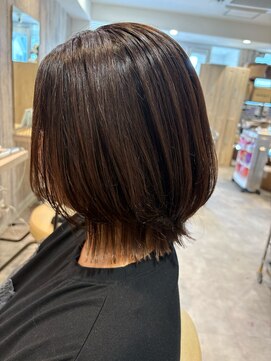 エヌアンドエー せんげん台店(N&A) 髪質改善で叶う美シルエットボブと顔周りカット