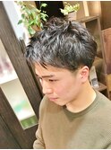 #マッシュレイヤー#アップバング#2ブロMIX#Hommehair2nd櫻井