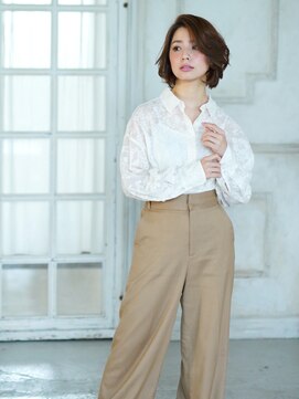 プリムワークス hair&nail Prime works Aラインのシルエットボブvol.2