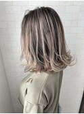 シナモンベージュ☆バレイヤージュ