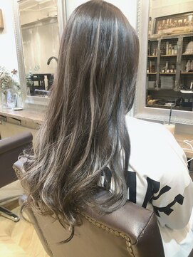 ラグシス ザ ヴィンテージ(LUXIS THE VINTAGE) 【シールエクステ】ライトグレー×ハイライト