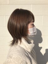 アメイジングヘアー 中沢店(AMAZING HAIR)&nbsp;【AMAZING HAIR中沢店/鳥越】ショートウルフ マットブラウン