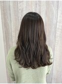 ブリーチなし！オリーブカラー×ロング【CIEL×maki】