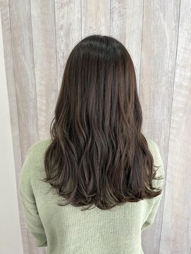 シエル 立川店(CIEL) ブリーチなし！オリーブカラー×ロング【CIEL×maki】
