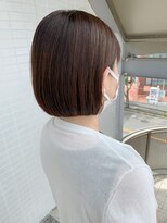 オーシャン(Ocean)&nbsp;[OCEAN Hair&Life藤原純] ミニボブ×ナチュラルブラウン☆