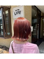 ヘアサロン ライフ(Hair Salon LIFE) 艶ピンクカラー