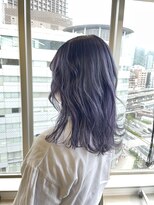 エイト 神戸三宮店(EIGHT) 【寒色ムラサキヘア】透明感MAX！！