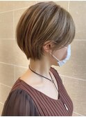 @thisiskaito表参道原宿/ショートヘア/ショートボブ/グレージュ