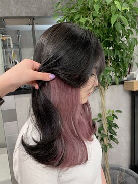 ロウル 渋谷(LOWRL) イヤリングカラー/インナーカラー/デザインカラー/ケアブリーチ