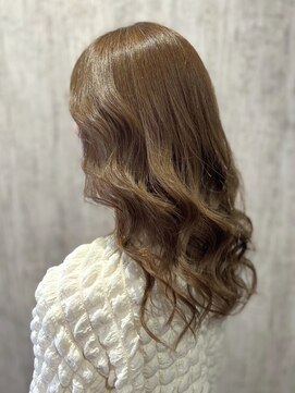 テトテ 門戸厄神店(tetote) 【tetote村山サロンスタイル】顔まわりレイヤー / 波巻きロング