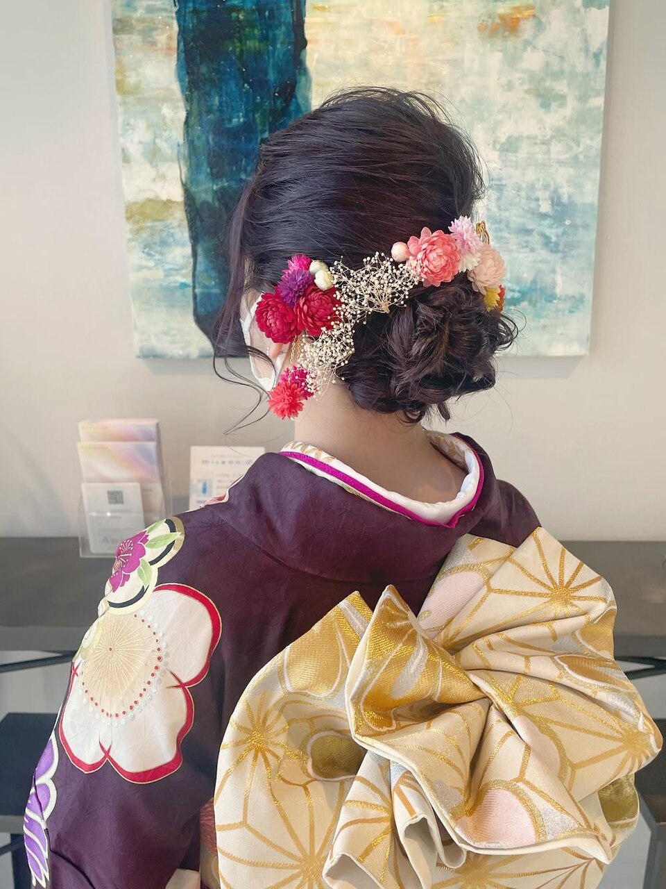 成人式 セット 成人式振袖ヘアセット＋着付け：L190076439｜ザコーストバイネオリーブ