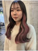 インナーピンク　インナーエクステ　stylist/miaki