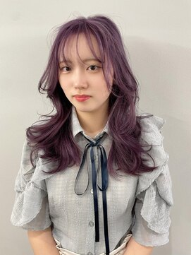 ステア メゾン(stir maison) 韓国風ラベンダーカラー/ケアブリーチ/ダブルカラー/パープル