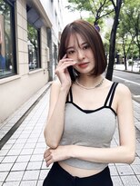 メリケンビューティーパーラー コウベ(MERICAN BEAUTY PARLOR KOBE)&nbsp;似合わせカットイメチェン小顔前髪こなれミディレイヤーカット