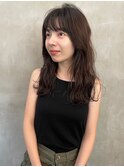 【若松 詩季】ニュアンスパーマ/ブリーチなしカラー
