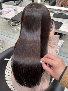 ロンドローズ 名古屋(Lond damaskRose) 顔周り ダブルカラー 名駅 ブリーチ 髪質改善 ボブ 韓国 670