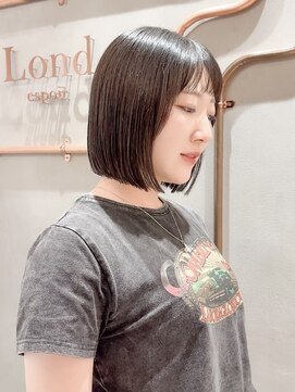 ロンド ブランシュ 錦糸町北口(Lond blanche) 前髪アンブレラカラーこなれミディイメチェンウェーブパーマ