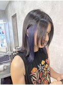ニュアンスカラー/インナーカラー/インナーカラーラベンダー