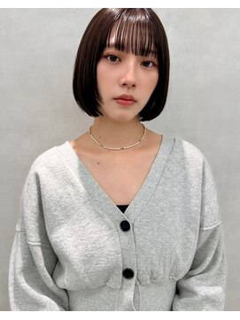 エジョン 幡ヶ谷店(Aejon) イメチェン/似合わせカット/フルバング/レッドブラウン/新宿