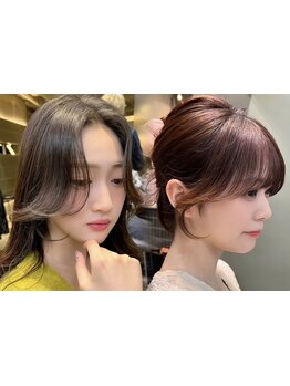 ［前髪＋韓国風顔周りカット￥3000］こだわりの韓国顔周りカットで小顔が叶う[仙台/レイヤー/髪質改善]