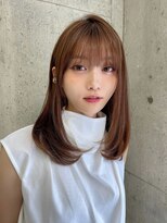 ロンドカスティーヨ 四日市(Lond castillo)&nbsp;レイヤーカットグレージュ髪質改善イノア41128