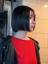 ジアン テラス(GIEN TERRASSE)&nbsp;#ミニボブ#顎ラインボブ#ぱつっとボブ/岸本 理希