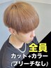 【夏井指名限定】メンズカット+カラー(ブリーチなし) ￥13000