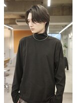 ヴァンシィー(VANCY)&nbsp;【韓国風/フェザーパーマ】センターパートニュアンスパーマ