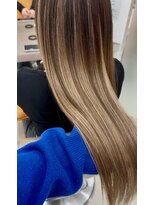 スタイル 横浜(STYLE)&nbsp;エクステ８０本wベージュグラデーショ/グレージュ/長さだし