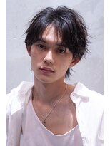 ハバナ 渋谷(HAVANA)&nbsp;フェザーパーマ/メンズショート/センターパート