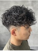 【メンズ】スペインカール　メンズパーマ/刈り上げ/ツーブロック