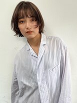 トリッカ 銀座(tricca)&nbsp;ショートボブ/外はねボブ/顔まわりレイヤー/顔まわりカット