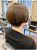 洗練タイトで小顔見え！30代の上品コンパクトボブ