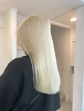 ◎ブロンドハイトーンカラーデザインカラーアンブレラカラー金髪