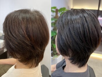ヘアーアートプレジャー(Hair Art Pleasure)の写真/ドライヤーと手ぐしでまとまるスタイルをご提供◎こだわりの似合わせカットで毎朝のスタイリングも時短に♪