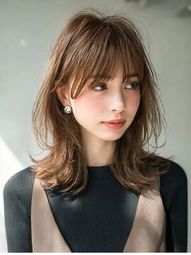 ダル 渋谷/表参道(DAL.) レイヤーカット髪質改善カラー透明感カラー顔まわりカット