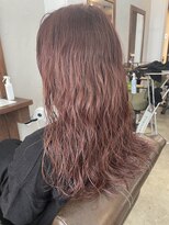 ヘアメイク デザート(HAIR MAKE DESART)&nbsp;木村法子【クセ毛ウェーブセット×ピンクヴァイオレット】