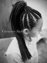 カペリマレーナ(Capelli Malena)&nbsp;コーンロウ　ポニーテール