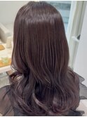 透明感たっぷりラベンダーブラウン/初カラー/表参道美容室/青山