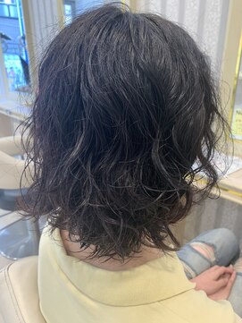 アッシュ 千歳烏山店(Ash) ウルフパーマハッシュレイヤーミディアムパーマデジタルパーマ