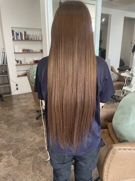 ヘアーディア みどり店(Hair...DiA) グレージュ、Aujuaトリートメント