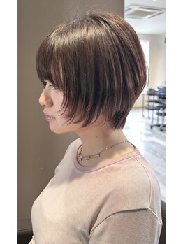 リオリス ヘア サロン(Rioris hair salon)の写真/骨格・髪質に合わせた似合わせショート。扱いやすく、毎朝のスタイリングも簡単に♪