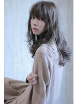 ヌーム 塚本店(NOOM)&nbsp;フェミニンxクールxフワティ　ロングウェーブ